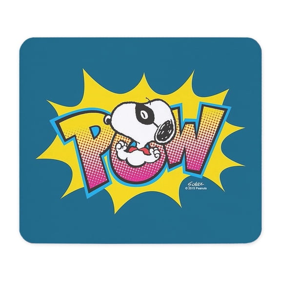 CafePress - Peanuts Snoopy Pow Mousepad - Non-slip Rubber Mousepad, Gaming Mouse Pad