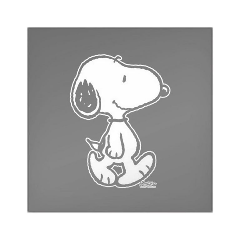 CafePress - Peanuts Snoopy Sticker - Square Sticker 3 x 3 