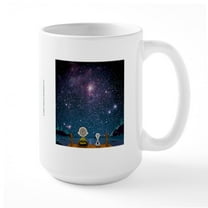 CafePress - Peanuts Spaced Out - 15 oz Ceramic Large White Novelty Mug