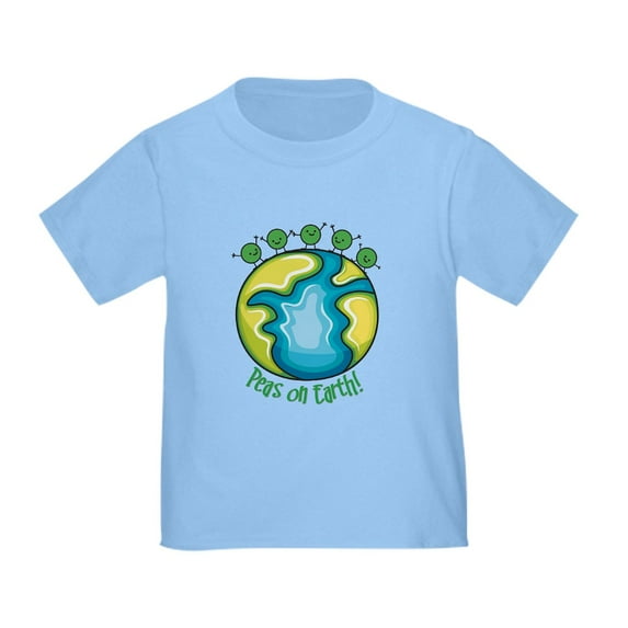 CafePress - Peas On Earth T Shirt - Cute Toddler T-Shirt, 100% Cotton