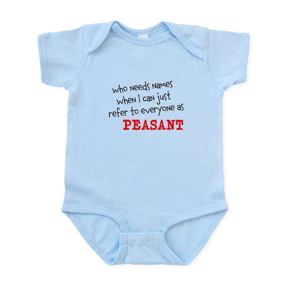 CafePress - Peasant Infant Bodysuit - Baby Light Bodysuit, Size Newborn - 24 Months
