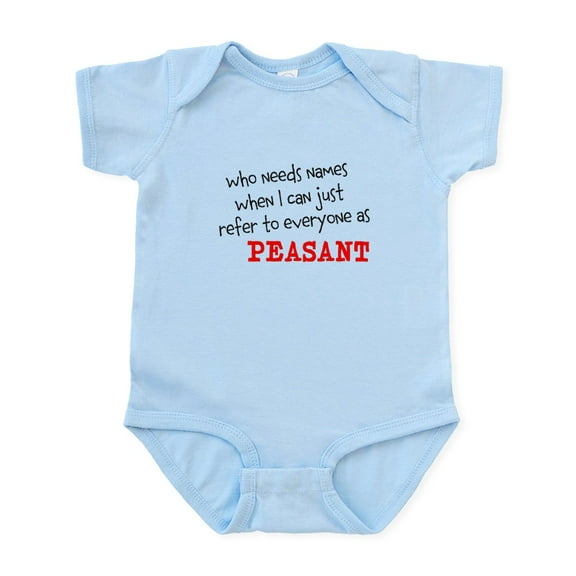CafePress - Peasant Infant Bodysuit - Baby Light Bodysuit, Size Newborn - 24 Months