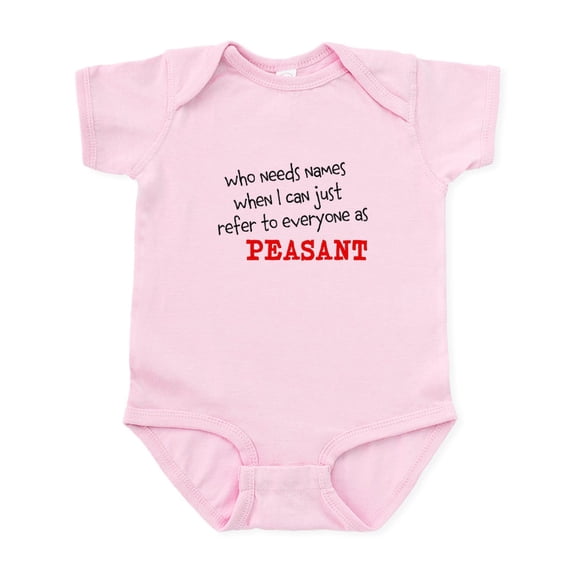 CafePress - Peasant Infant Bodysuit - Baby Light Bodysuit, Size Newborn - 24 Months