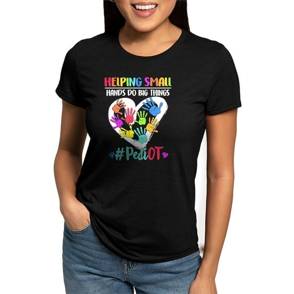 CafePress - Pediatric OT Shirt, Occupational Therapist T Shirt - Womens Tri-blend T-Shirt