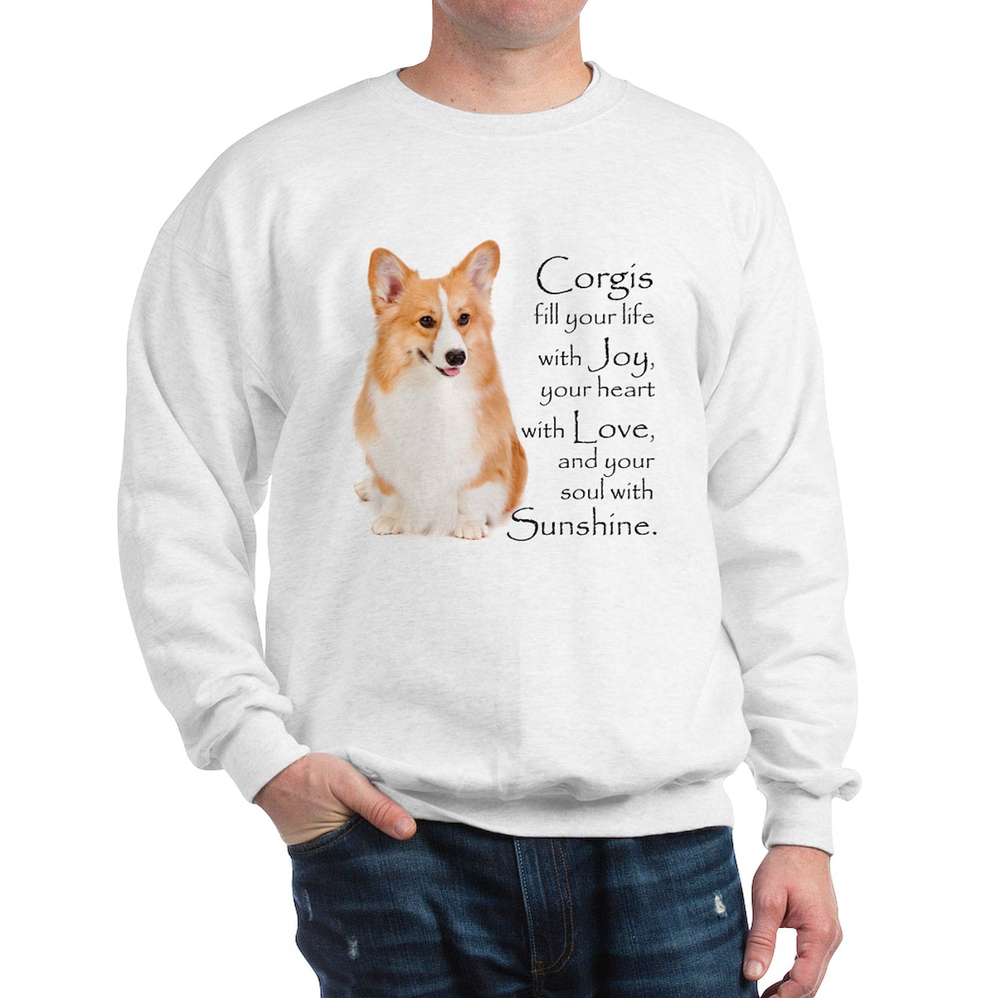 CafePress - Pembroke Corgi Sweatshirt - Crew Neck Sweatshirt 