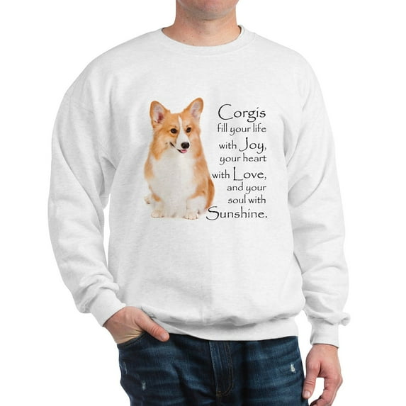 CafePress - Pembroke Corgi Sweatshirt - Crew Neck Sweatshirt