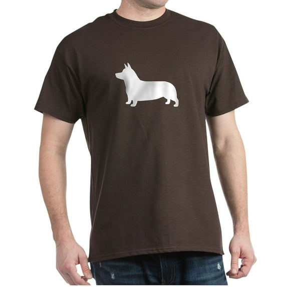CafePress - Pembroke Welsh Corgi Dark T Shirt - Men's Classic Graphic Cotton T-Shirt
