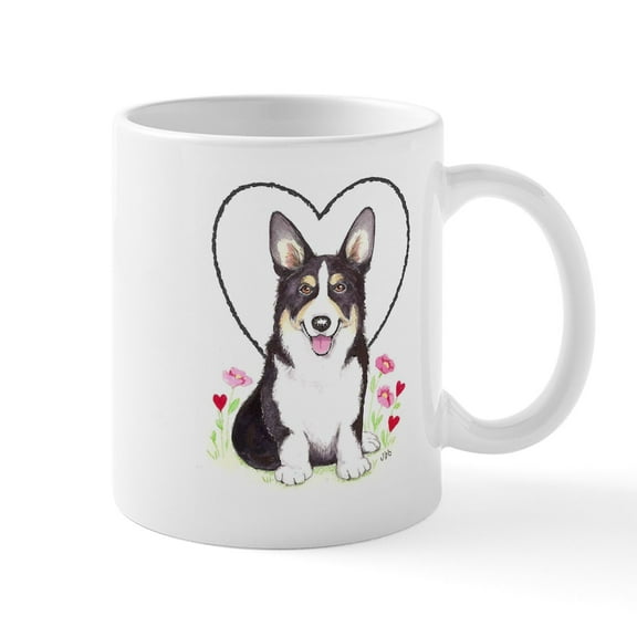 CafePress - Pembroke Welsh Corgi Mug - 11 oz Ceramic Mug - Novelty Coffee Tea Cup
