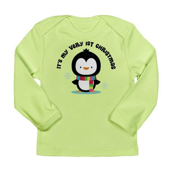 CafePress - Penguin 1St Christmas Long Sleeve Infant T Shirt - Long Sleeve Infant T-Shirt