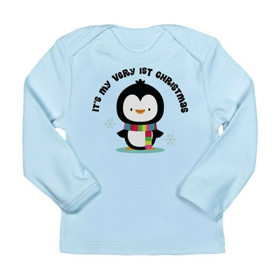 CafePress - Penguin 1St Christmas Long Sleeve Infant T Shirt - Long Sleeve Infant T-Shirt