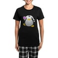 thumbnail image 1 of CafePress - Penguin Bride Women's Dark Pajamas - Women's Short Sleeve Print T-Shirt and Pants Dark Cotton Pajama Set, 1 of 7