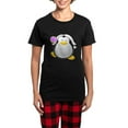 thumbnail image 1 of CafePress - Penguin Bride Women's Dark Pajamas - Women's Short Sleeve Print T-Shirt and Pants Dark Cotton Pajama Set, 1 of 7