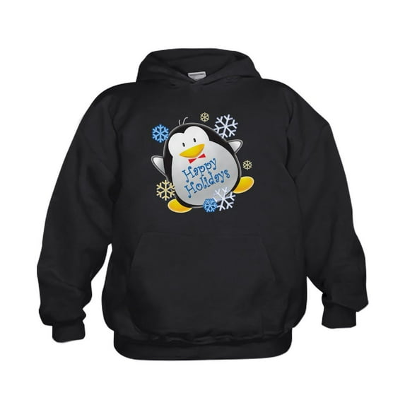 CafePress - Penguin Holiday - Kids Hooded Sweatshirt, Classic Hoodie