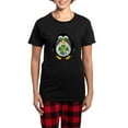 thumbnail image 1 of CafePress - Penguin Irish Shamrock Women's Dark Pajamas - Women's Short Sleeve Print T-Shirt and Pants Dark Cotton Pajama Set, 1 of 7