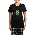 thumbnail image 1 of CafePress - Penguin Irish Shamrock Women's Dark Pajamas - Women's Short Sleeve Print T-Shirt and Pants Dark Cotton Pajama Set, 1 of 7