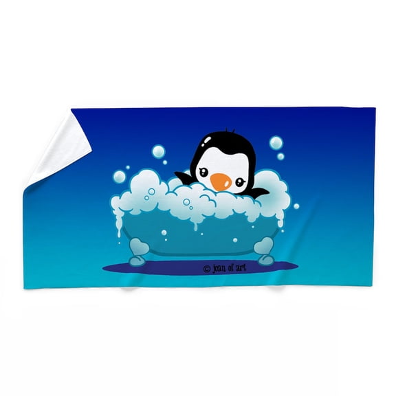 CafePress - Penguin - Large Beach Towel, Soft 30"x60" Towel with Unique Design