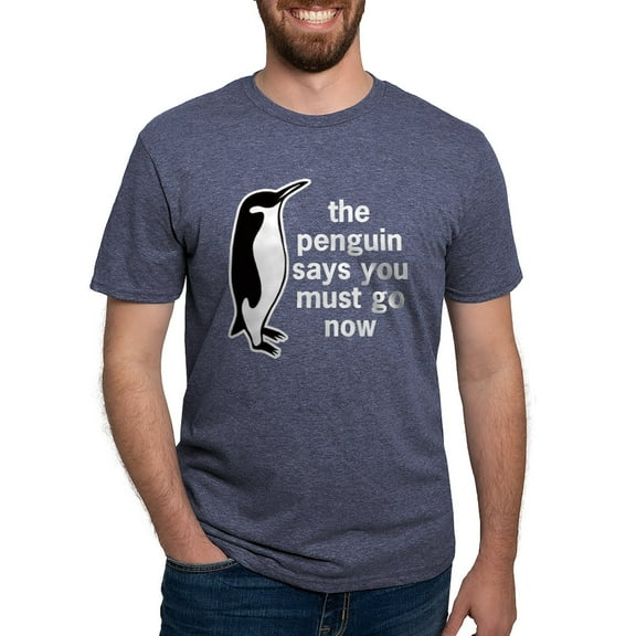 CafePress - Penguin3 T Shirt - Mens Tri-blend T-Shirt