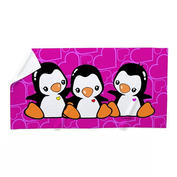 CafePress - Penguins - Large Beach Towel, Soft 30"x60" Towel with Unique Design