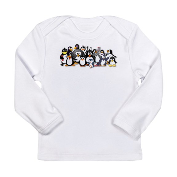 CafePress - Penguins Long Sleeve T Shirt - Long Sleeve Infant T-Shirt