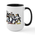 thumbnail image 1 of CafePress - Penguins Mugs - 15 oz Ceramic Large White Novelty Mug, 1 of 4