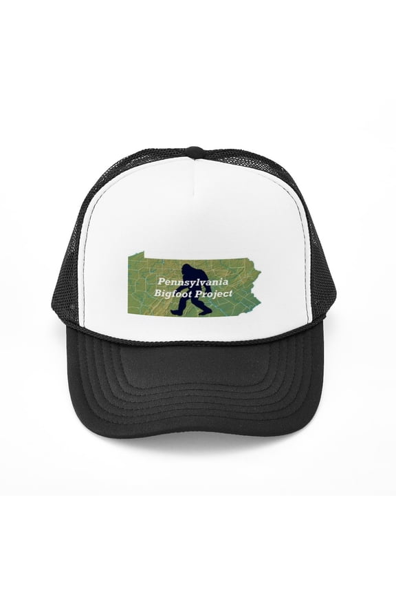 - Pennsylvania Bigfoot Project - Adjustable Unisex Printed Trucker Hat with Mesh Back