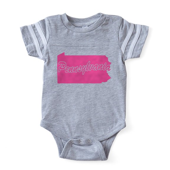 CafePress - Pennsylvania - Cute Infant Baby Football Bodysuit