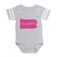 thumbnail image 1 of CafePress - Pennsylvania - Cute Infant Baby Football Bodysuit, 1 of 3