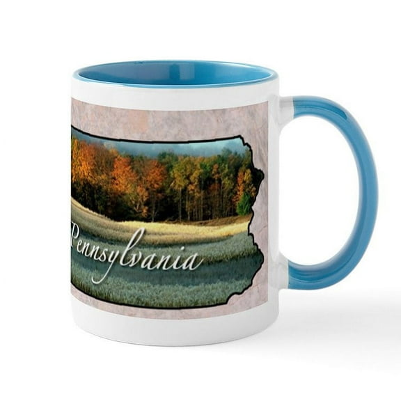 CafePress - Pennsylvania Mugs - 11 oz Ceramic Mug - Novelty Coffee Tea Cup