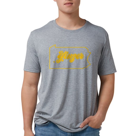 CafePress - Pennsylvania Yinzer Mens Tri Blend T Shirt - Mens Tri-blend T-Shirt
