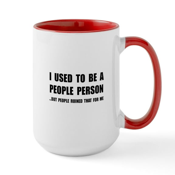 CafePress - People Person Mug - 15 oz Ceramic Large White Novelty Mug