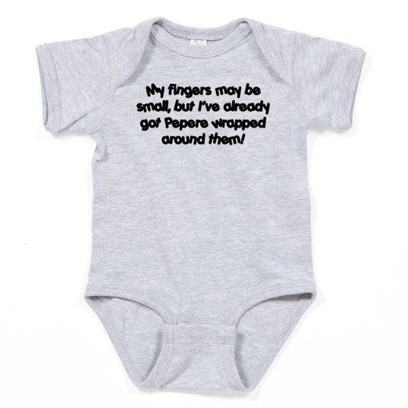 CafePress - Pepere Wrapped - Cute Infant Bodysuit Baby Romper - Size Newborn - 24 Months