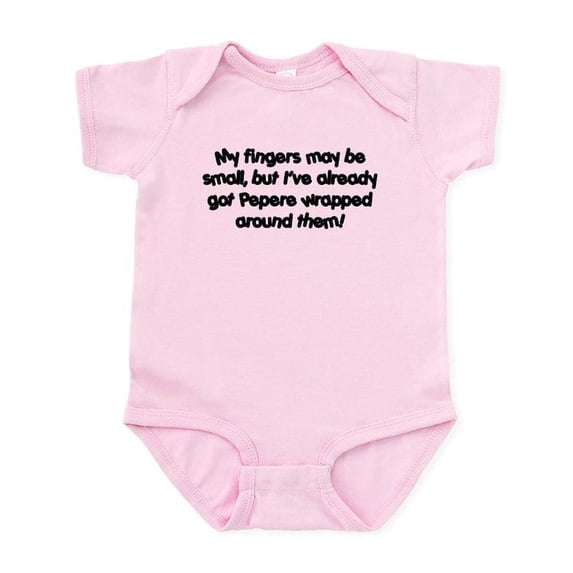 CafePress - Pepere Wrapped Infant Bodysuit - Baby Light Bodysuit, Size Newborn - 24 Months