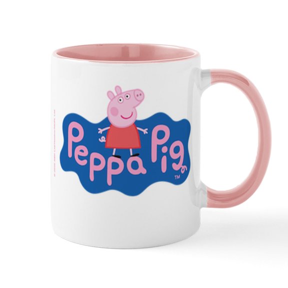 CafePress - Peppa Pig - 11 oz Ceramic Mug - Novelty Coffee Tea Cup