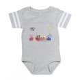 thumbnail image 1 of CafePress - Peppa Pig And Plush Friends - Cute Infant Baby Football Bodysuit, 1 of 3