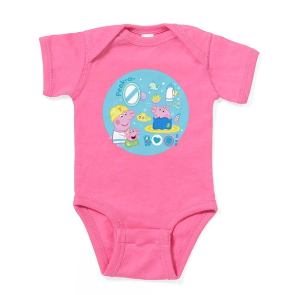 CafePress - Peppa Pig: Bath Time - Cute Infant Bodysuit Baby Romper - Size Newborn - 24 Months