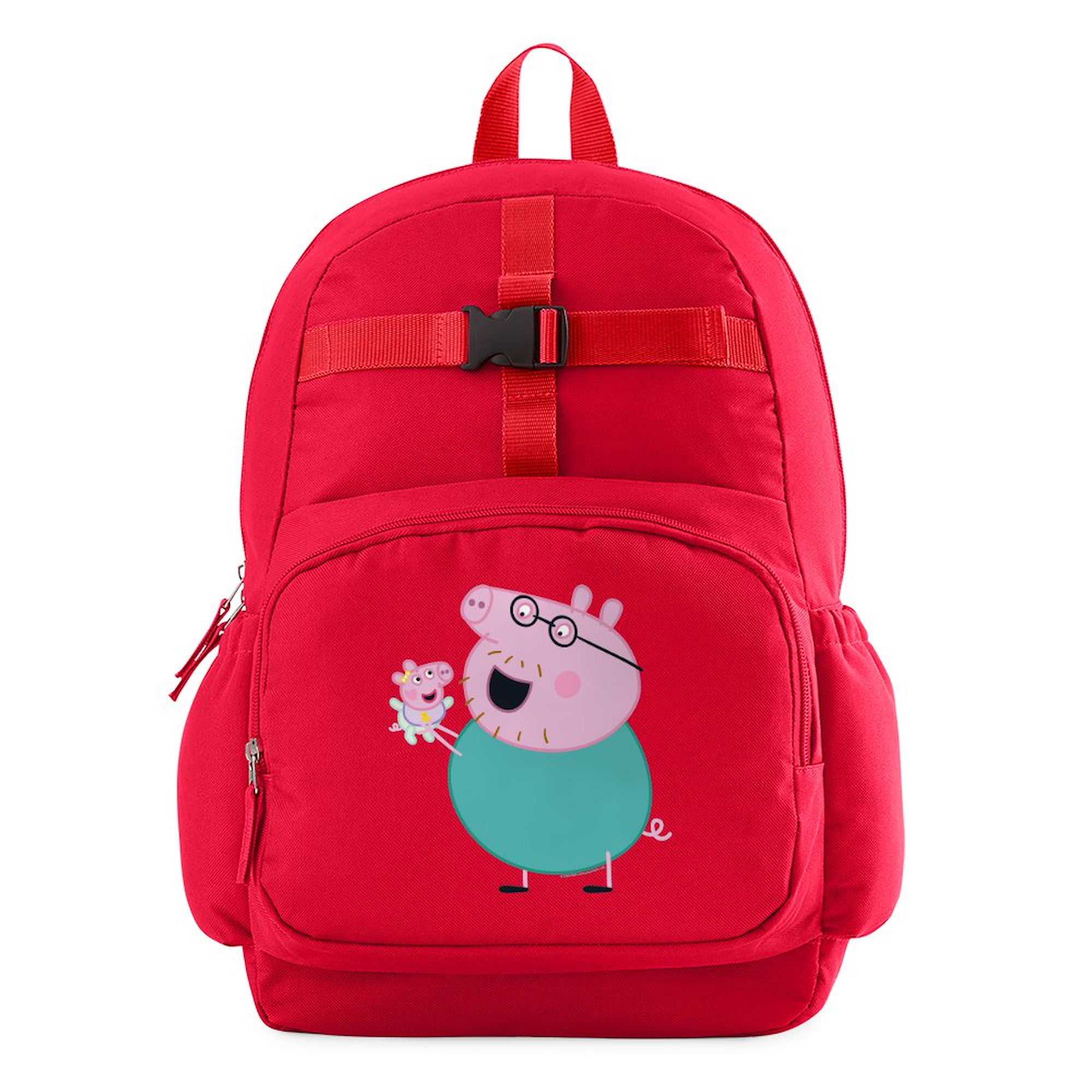 CafePress - Peppa Pig: Daddy Pig & Baby - Cute School Travel Backpack ...