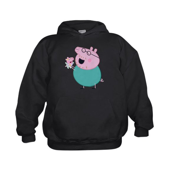 CafePress - Peppa Pig: Daddy Pig & Baby - Kids Hooded Sweatshirt, Classic Hoodie