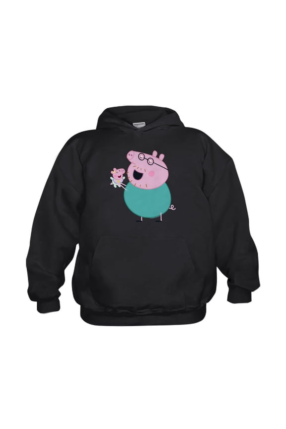 - Peppa Pig: Daddy Pig & Baby - Kids Hooded Sweatshirt, Classic Hoodie