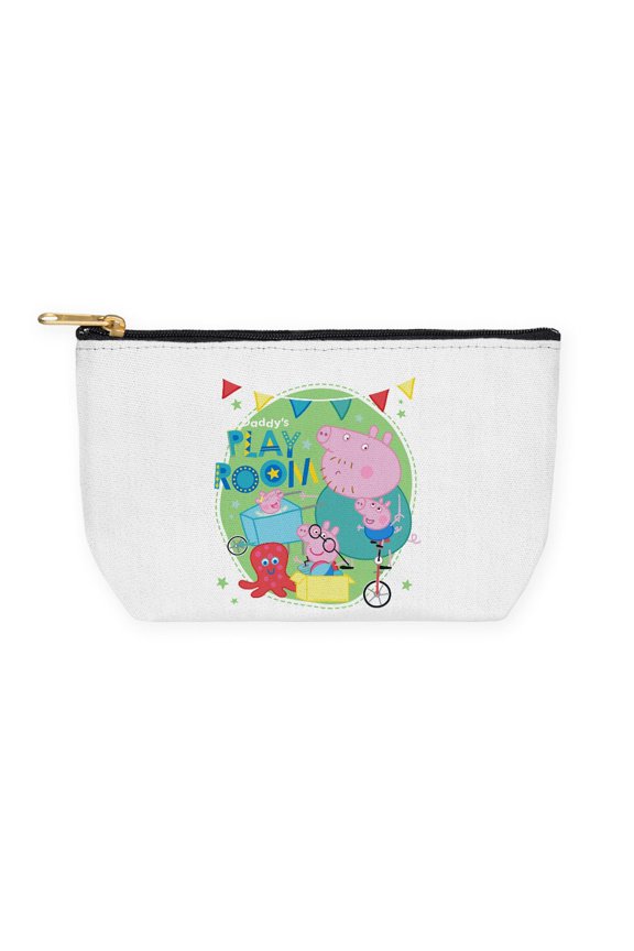 - Peppa Pig: Daddy's Play Room - 8.5" x 4.5" Cosmetic Pouch