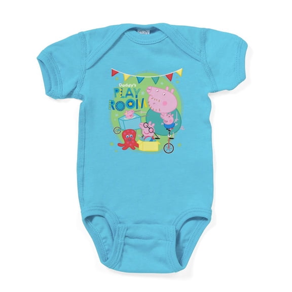 CafePress - Peppa Pig: Daddy's Play Room - Cute Infant Bodysuit Baby Romper - Size Newborn - 24 Months