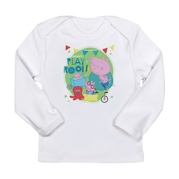 CafePress - Peppa Pig: Daddy's Play Room Long Sleeve Infant T Shirt - Long Sleeve Infant T-Shirt