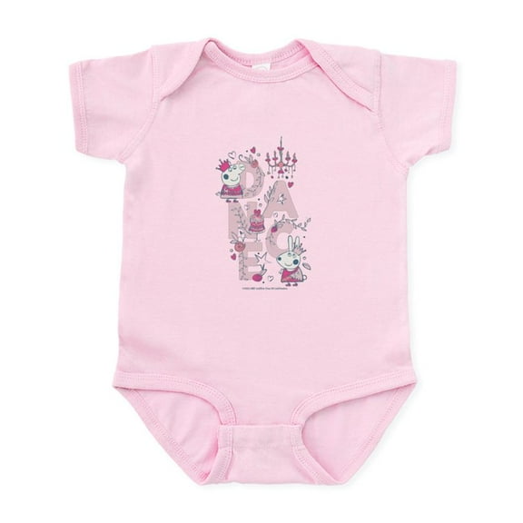 CafePress - Peppa Pig Dance Body Suit - Baby Light Bodysuit, Size Newborn - 24 Months