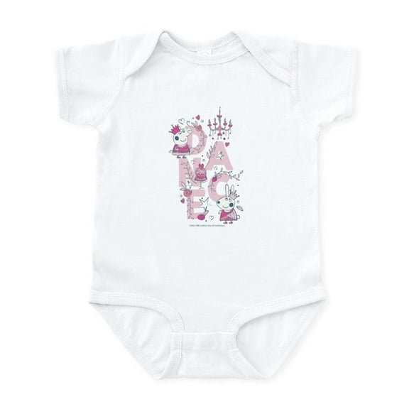 CafePress - Peppa Pig Dance Body Suit - Baby Light Bodysuit, Size Newborn - 24 Months