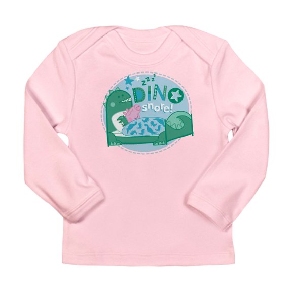 CafePress - Peppa Pig: Dino Snore! Long Sleeve Infant T Shirt - Long Sleeve Infant T-Shirt