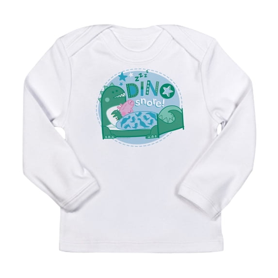 CafePress - Peppa Pig: Dino Snore! Long Sleeve Infant T Shirt - Long Sleeve Infant T-Shirt