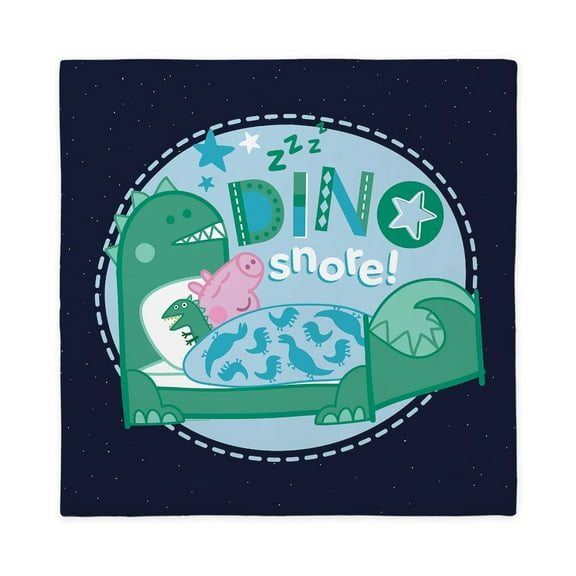 CafePress - Peppa Pig: Dino Snore! - Queen Duvet