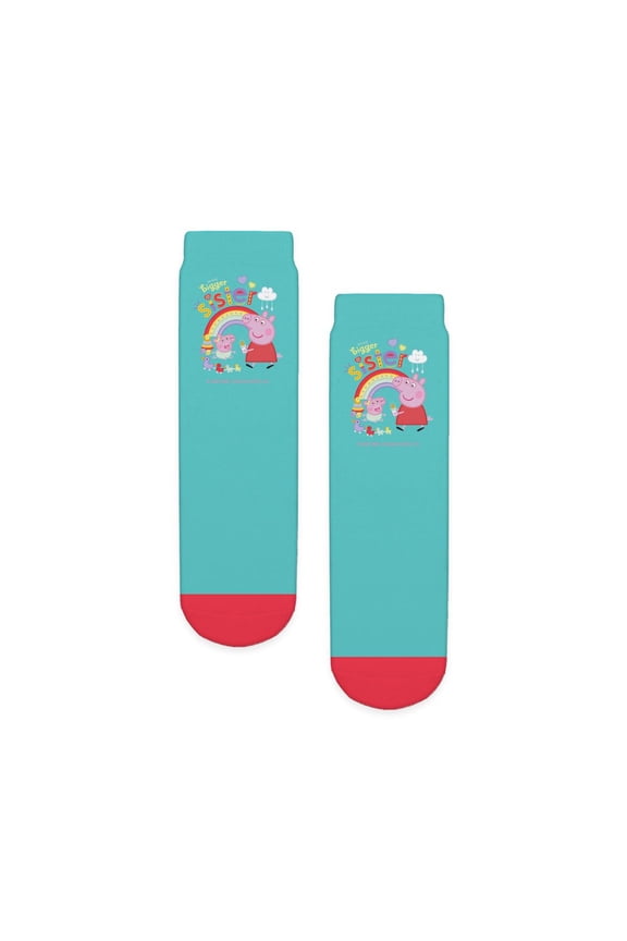 - Peppa Pig: Even Bigger Sister - Unisex Novelty Printed Crew Kids Socks