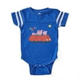 thumbnail image 1 of CafePress - Peppa Pig Family Drive - Cute Infant Baby Football Bodysuit, 1 of 3