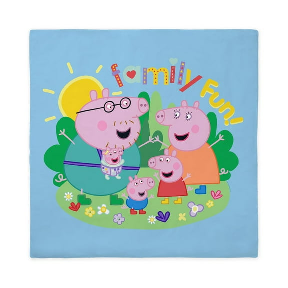 CafePress - Peppa Pig: Family Fun! - Queen Duvet