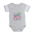thumbnail image 1 of CafePress - Peppa Pig Family Portraits - Cute Infant Baby Football Bodysuit, 1 of 3